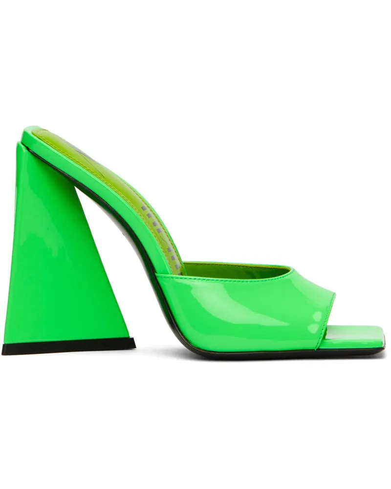 ATTICO Green Devon Heeled Sandals 163