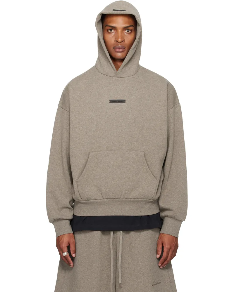 Fear of God Brown Classic Fit Fleece Hoodie Homestead