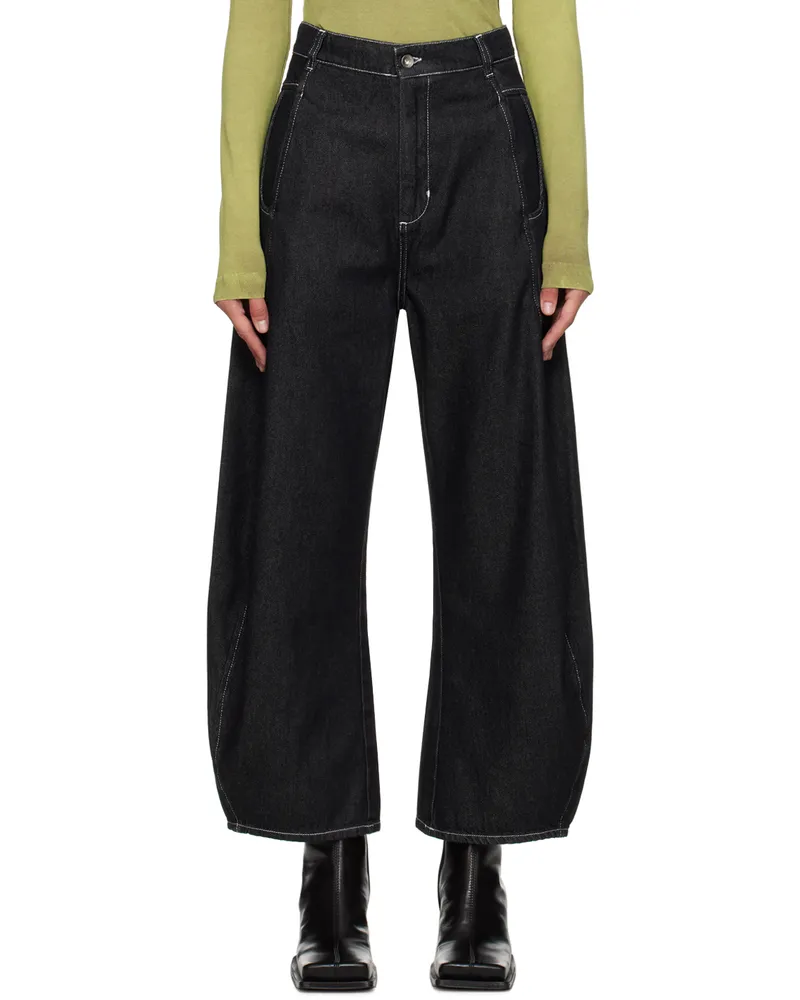 Henrik Vibskov Black Shade Jeans Dark