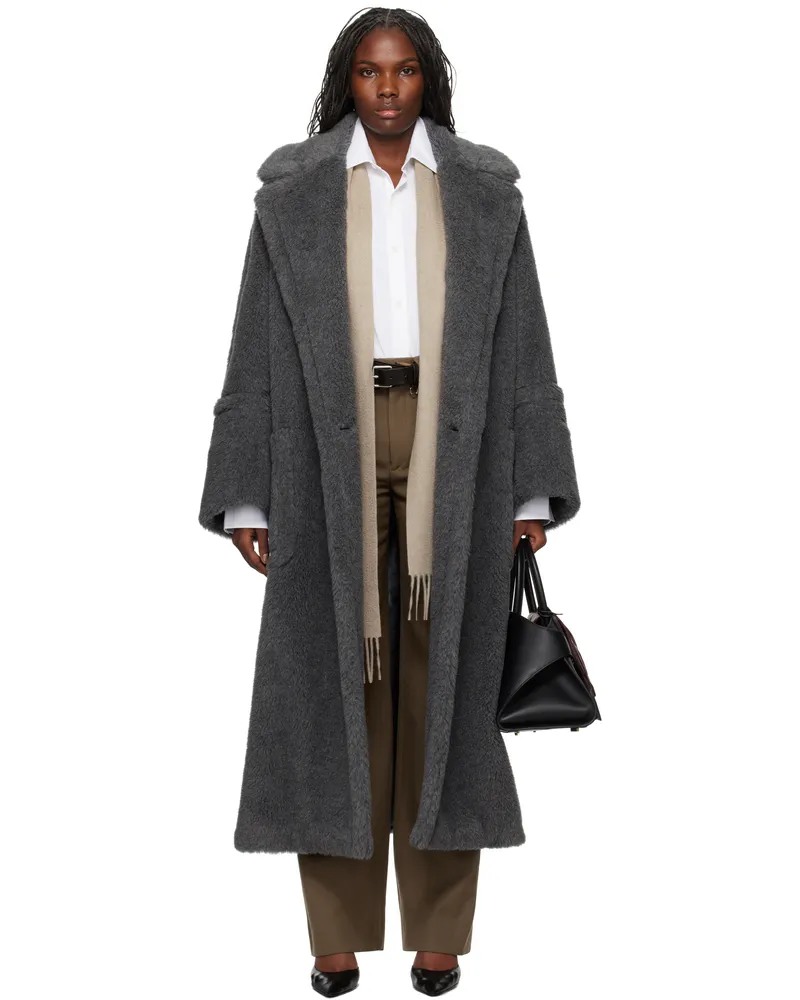 Max Mara Gray Kadiak Coat 001