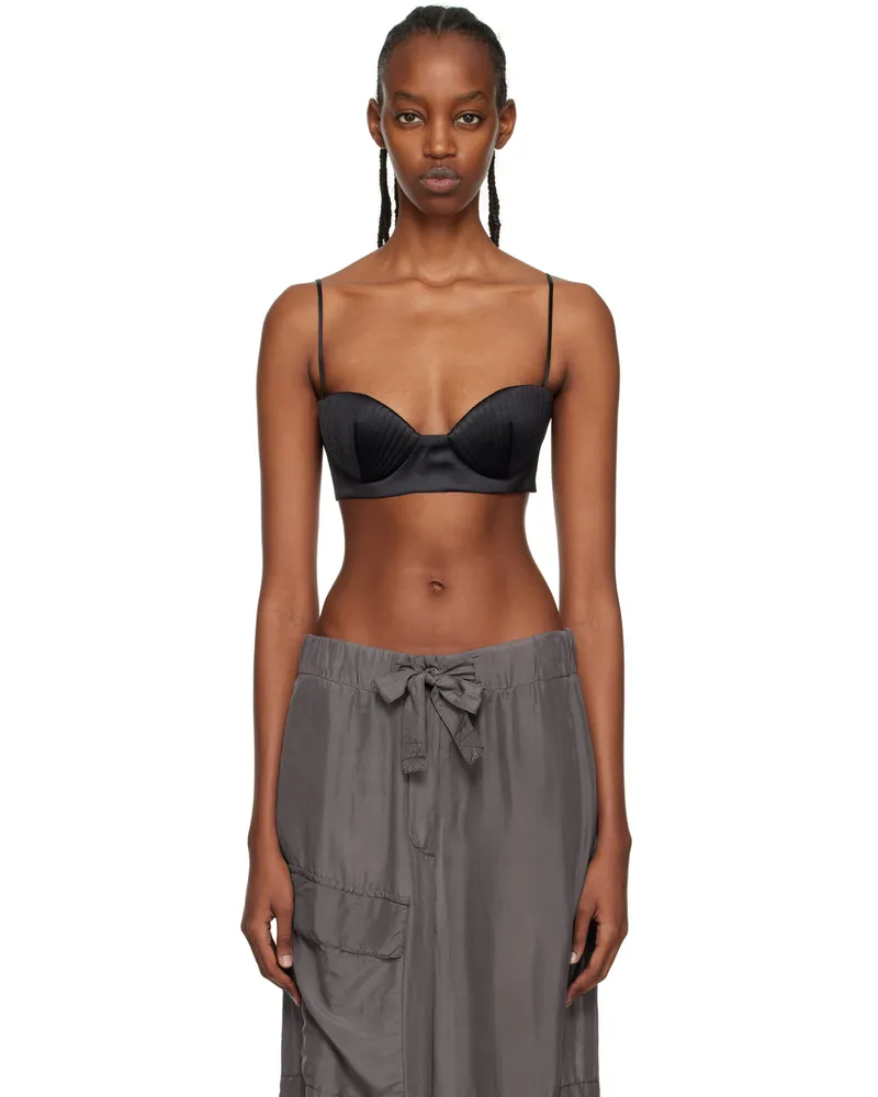 BEVZA Black Seashell Bra Black