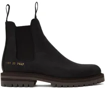 Black Winter Chelsea Boots