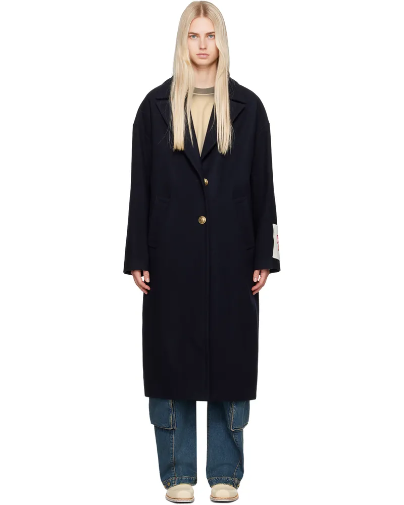 Golden Goose Black Cocoon Coat Black