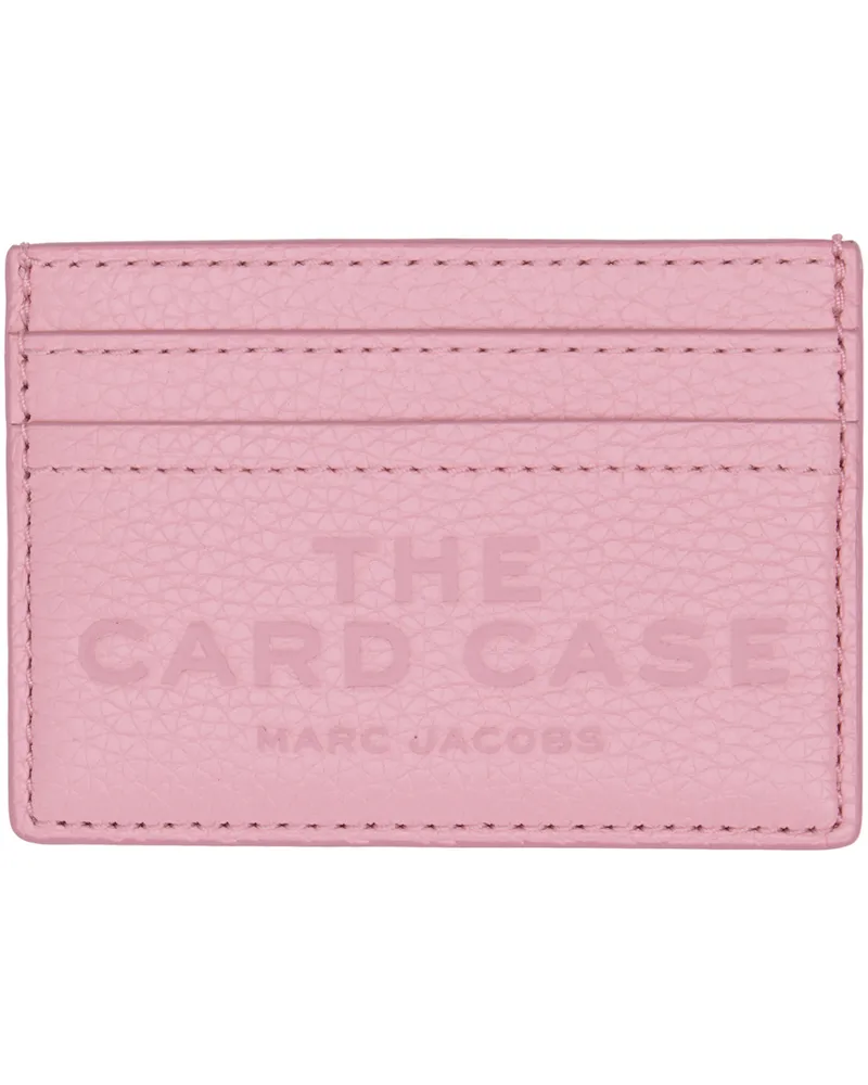 Marc Jacobs Pink 'The Leather Card Case' Card Holder 669