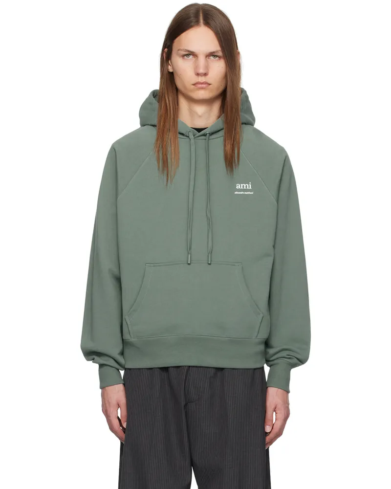 AMI Paris Green 'Ami Alexandre Mattiussi' Hoodie Antique