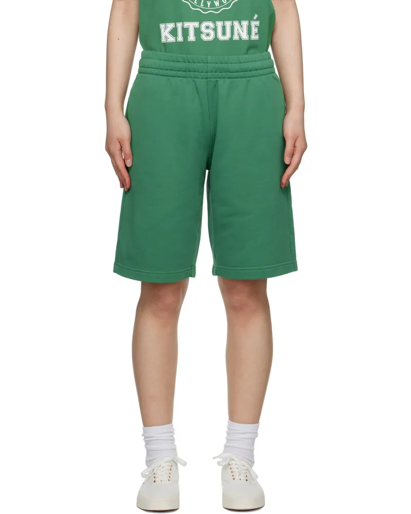 Kitsuné Green Hotel Olympia Edition Crest Shorts P376