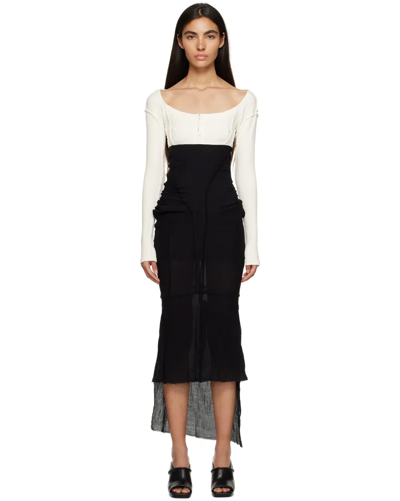 Talia Byre Black Fishtail Maxi Skirt 372