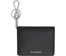 Black Folded Leather Wallet
