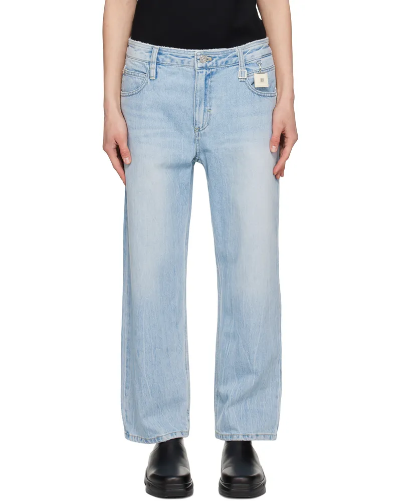 Wooyoungmi Blue Keyring Jeans Blue