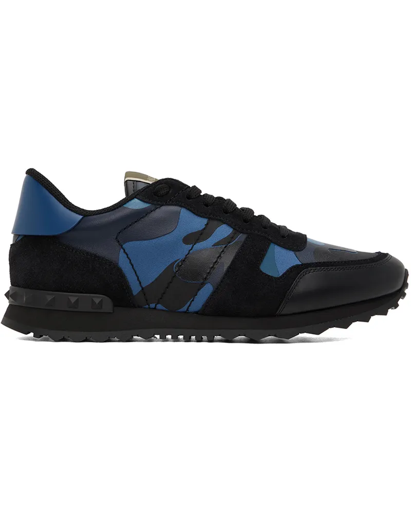 Valentino Garavani Blue Rockrunner Sneaker Gs5