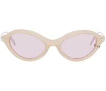 SSENSE Exclusive Beige Neve Sunglasses