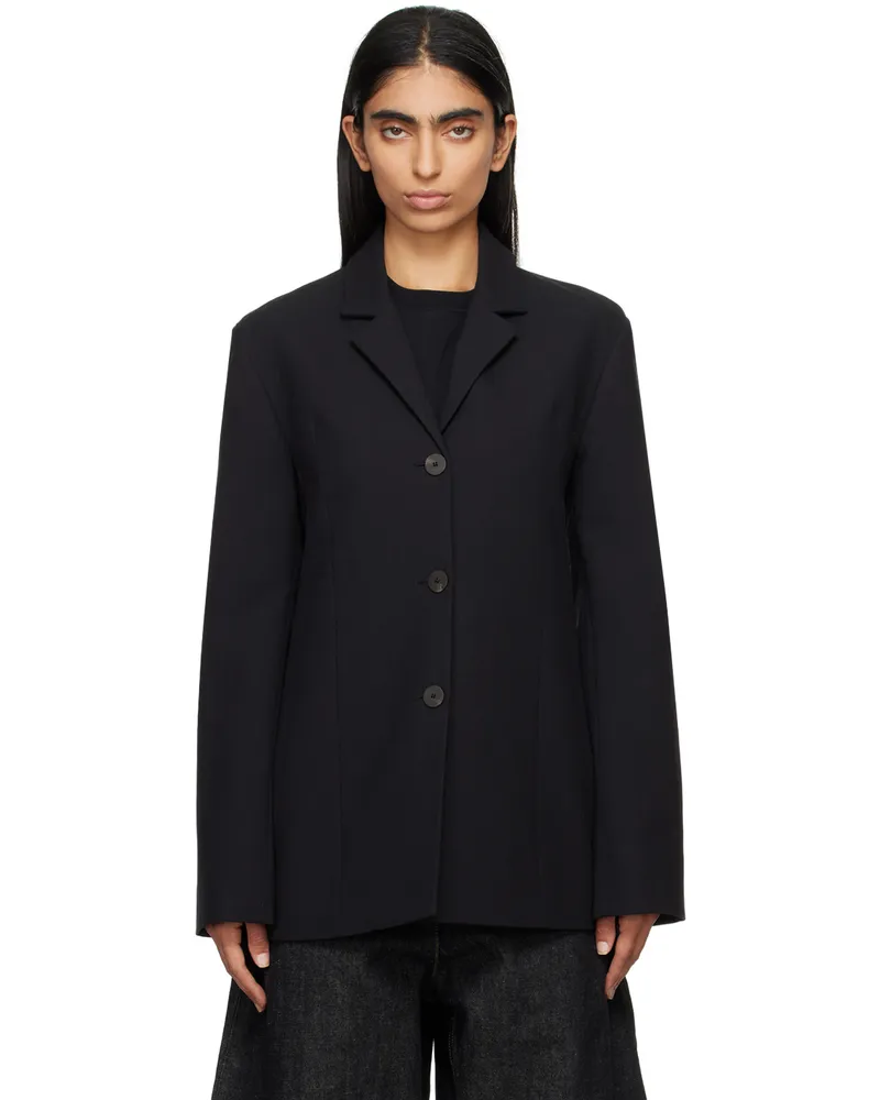 Studio Nicholson Black Weston Blazer Black
