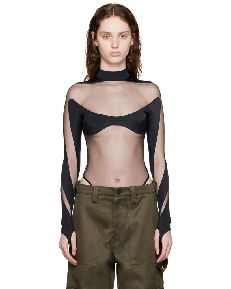 Thierry Mugler Black Illusion Bodysuit B1999