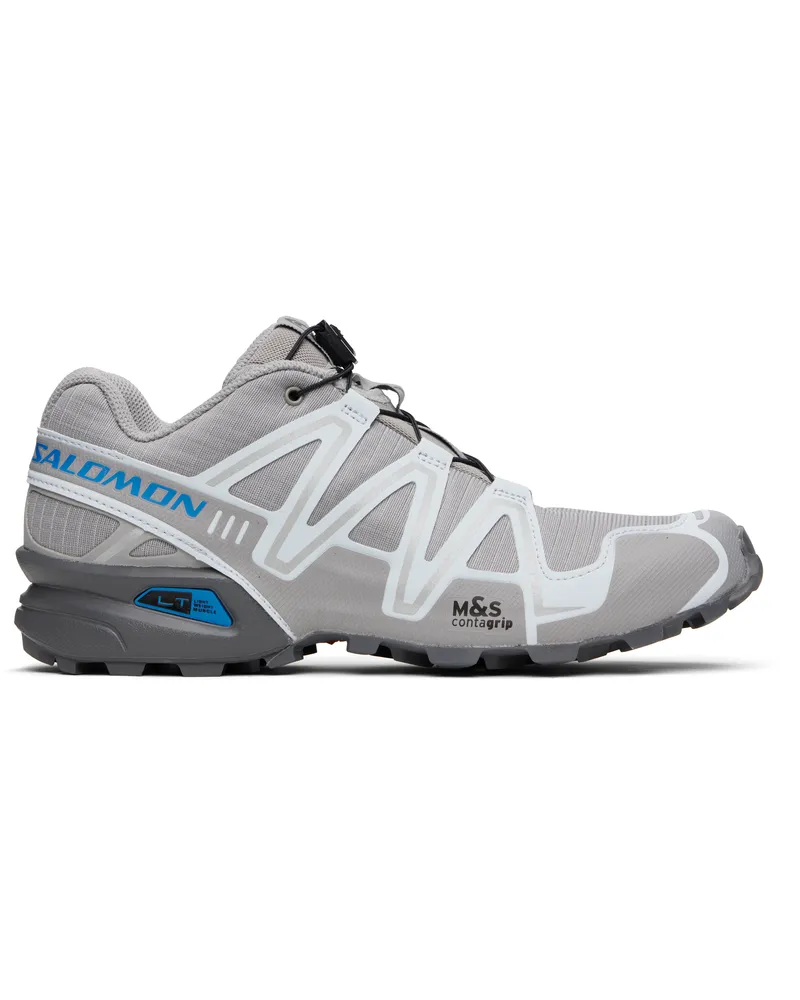 Salomon Gray Speedcross 3 Sneakers Alloy