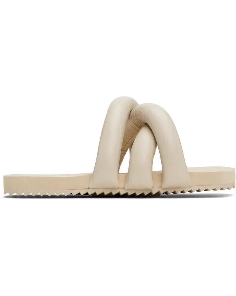 YUME YUME Beige Tyre Slides Beige