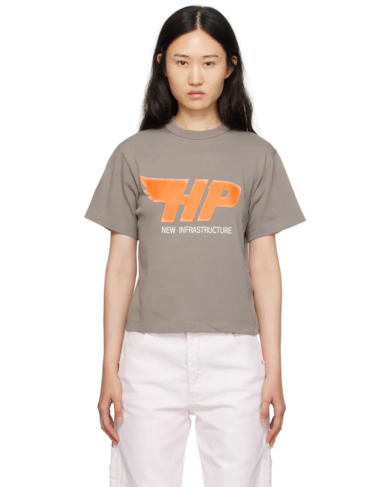 Heron Preston Gray Fly T-Shirt Grey