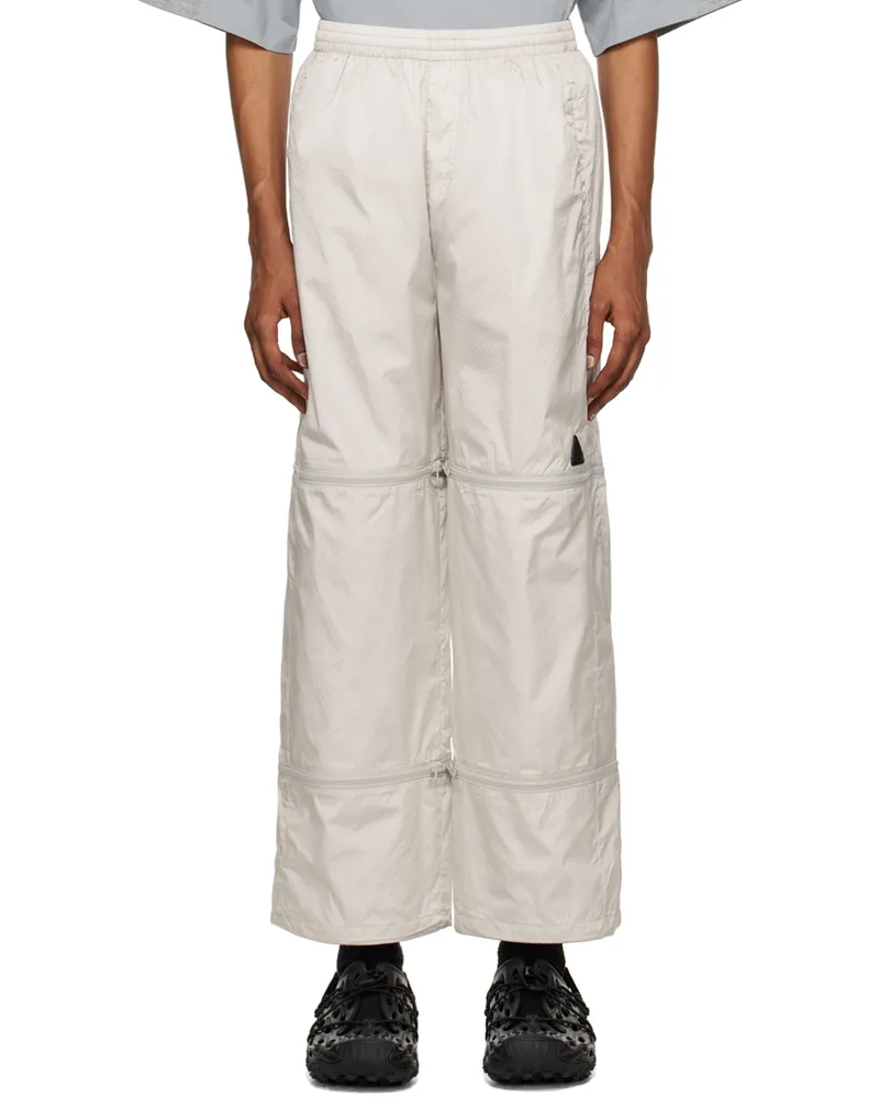 Perks and Mini Gray Lifted Zip Lounge Pants Vapor
