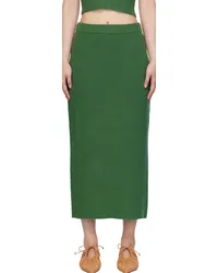 By Malene Birger Green Kyara Midi Skirt 4ey