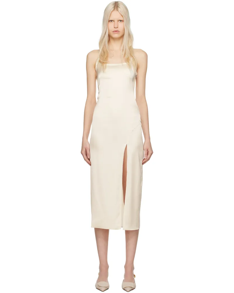 Jacquemus Off-White Les Classiques 'La Robe Notte' Midi Dress 110