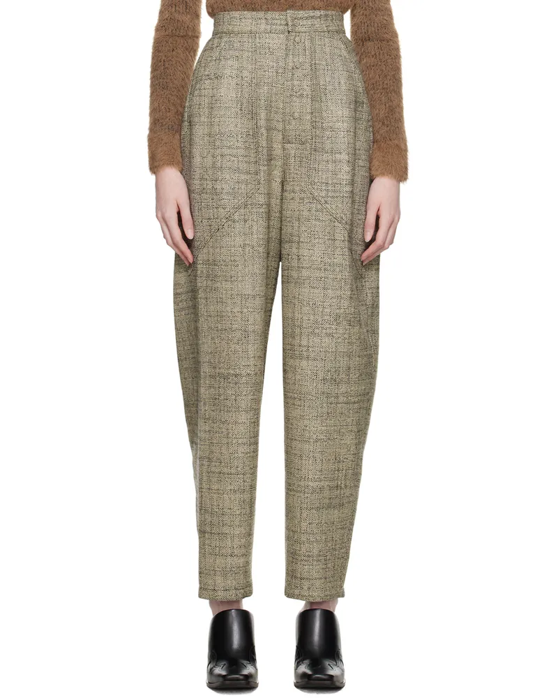 Stella McCartney Beige Loose Fit Trousers 9702
