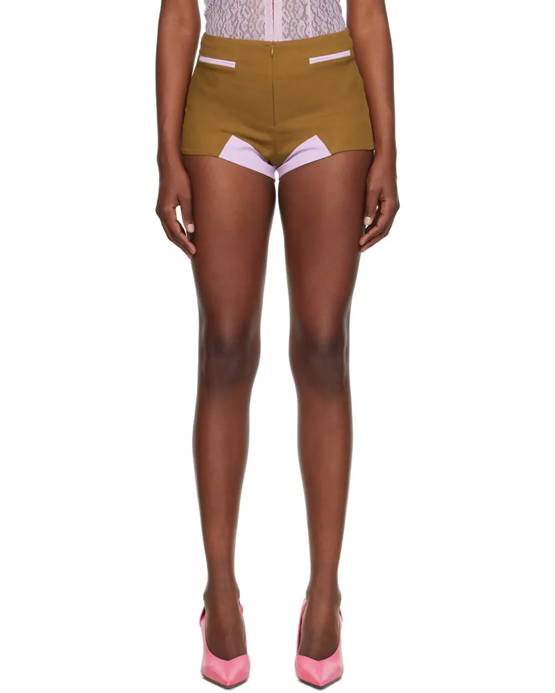 Ichiyo SSENSE Exclusive Pink & Beige Shorts Pink