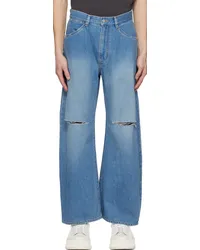 ATTACHMENT Blue Distressed Jeans C