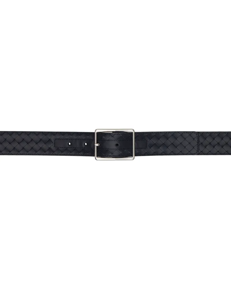 Bottega Veneta Black Intrecciato Piccolo Belt 4028