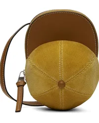 J.W.Anderson Tan Medium Cap Bag Mustard