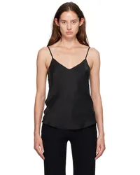 Silk Laundry Black Bias Cut Camisole Black