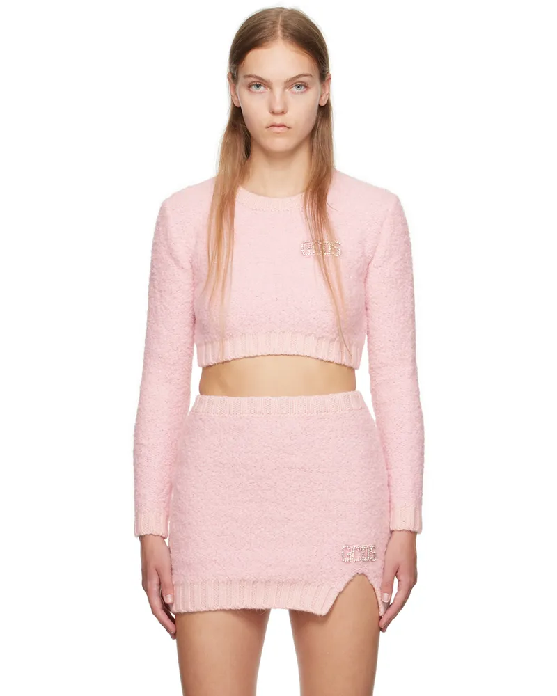 GCDS Pink Hairy Sweater 06