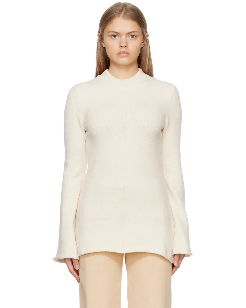 House of Dagmar Off-White Erina Sweater Ivory