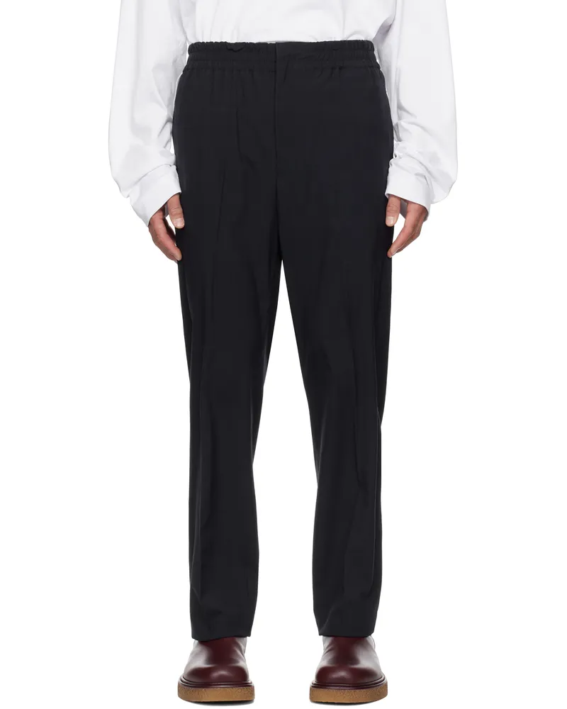 Bottega Veneta Navy Fine Wool Trousers 4246