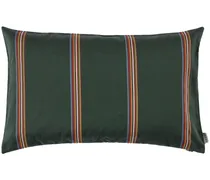 Green Signature Stripe Bolster Cushion