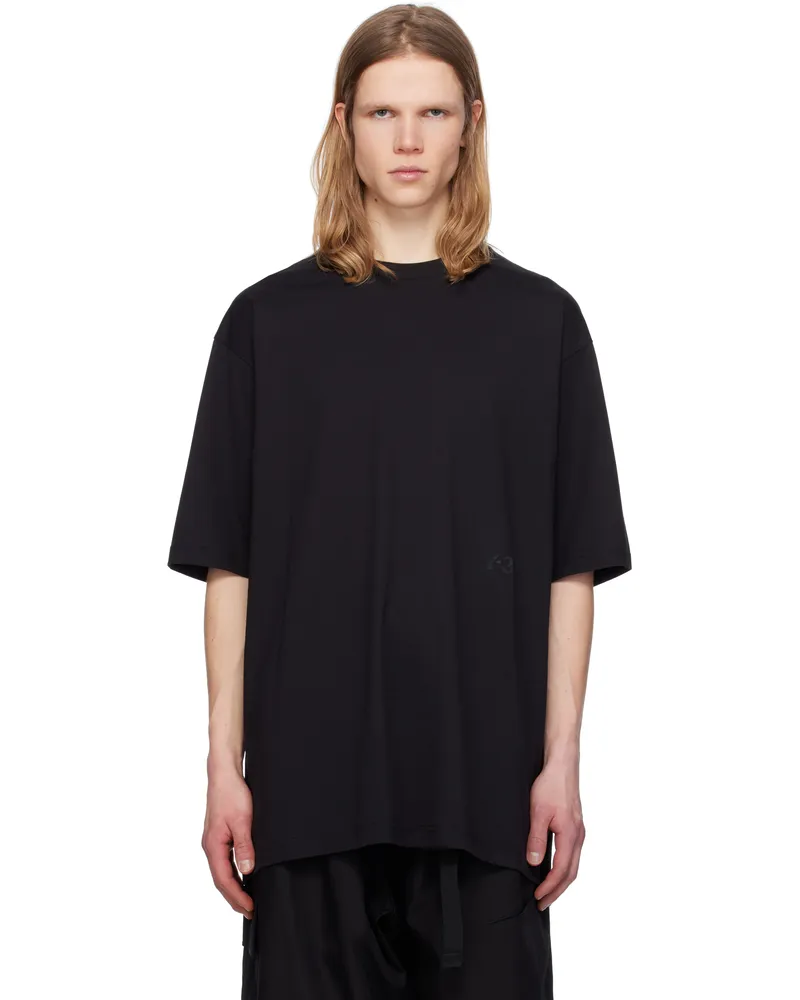 Y-3 Black U Boxy T-shirt Black
