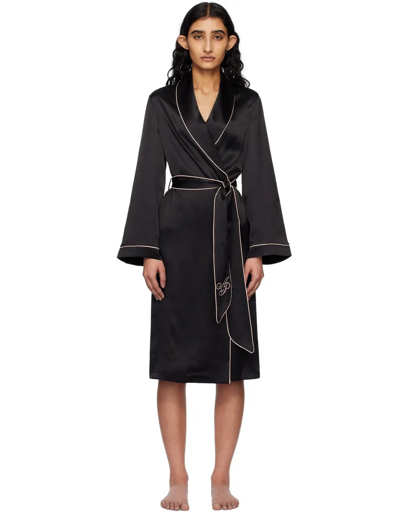 Agent Provocateur Black Classic PJ Robe Black