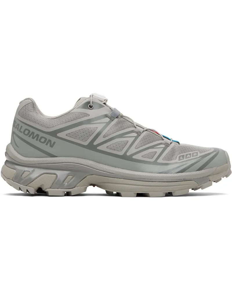 Salomon Gray XT-6 Sneakers Ghost