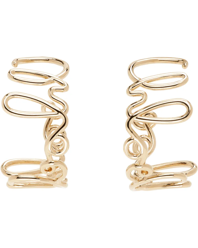Chloé Gold 'The Chloé Iconic Hoop' Earrings 9dc