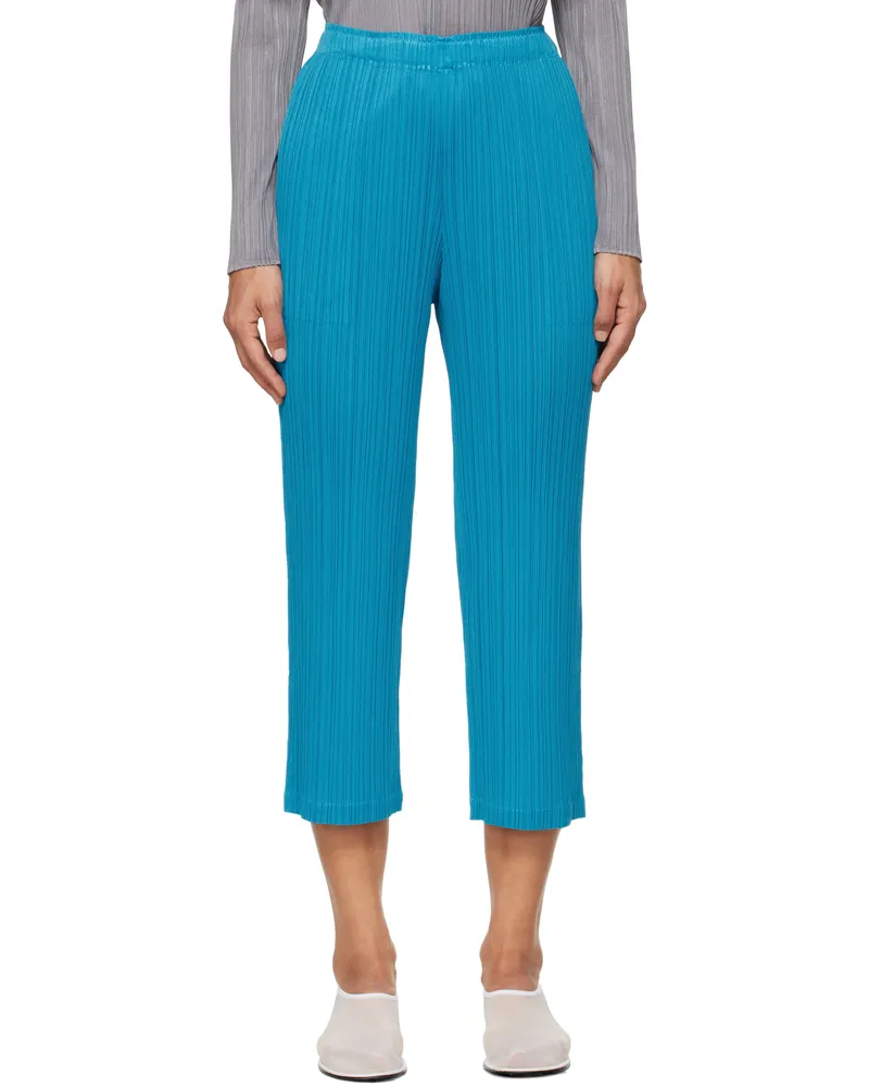 Issey Miyake Blue Monthly Colors September Trousers 71