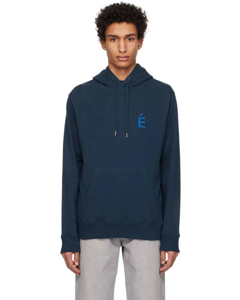 Études Studio Blue Klein Patch Hoodie Blue
