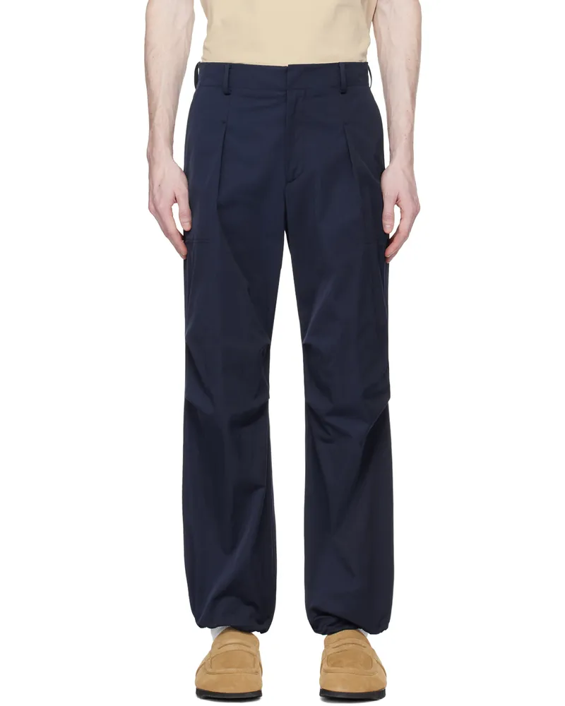 LE 17 SEPTEMBRE Navy Drawstring Trousers Navy