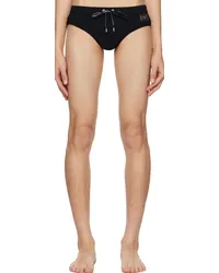 Dolce & Gabbana Black High-Cut Swim Briefs Nero