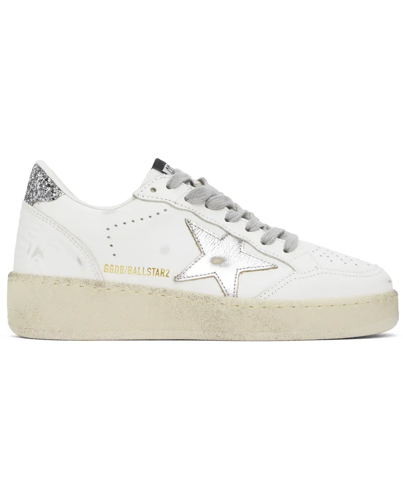 Golden Goose White Ball Star Sneakers 80185