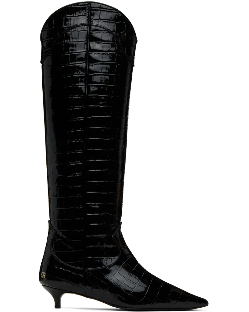 Anine Bing Black Rae Boots Black