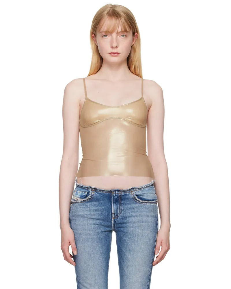 Diesel Beige T-Carla Tank Top 5bha