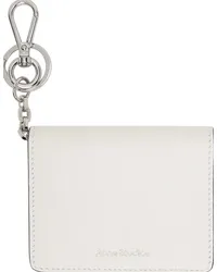 Acne Studios White Folded Leather Wallet White