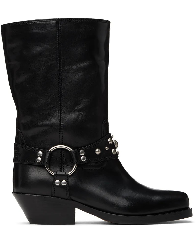 Isabel Marant Black Antya Boots 01bk