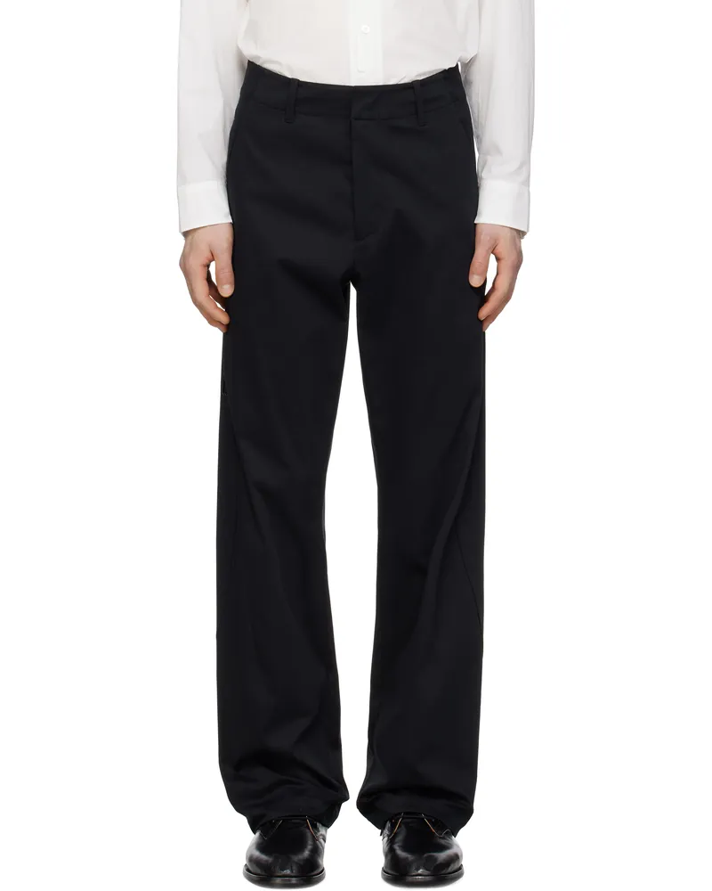 Post Archive Faction Black 8.0 Right Trousers Black