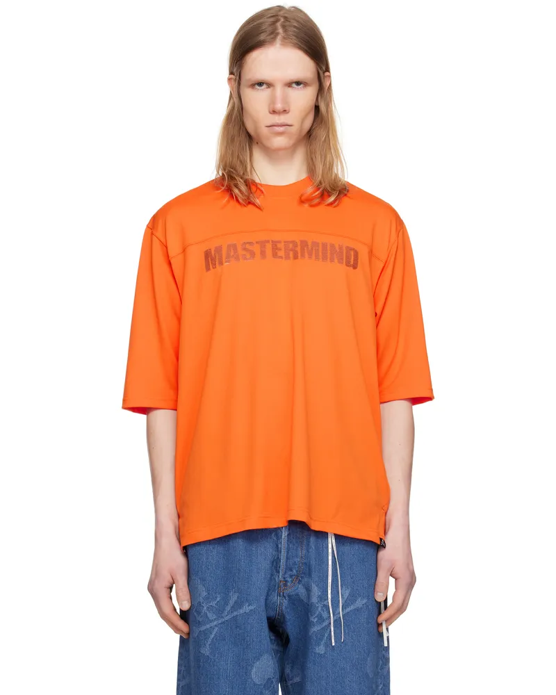Mastermind World Orange MW Football Jersey Top Orange
