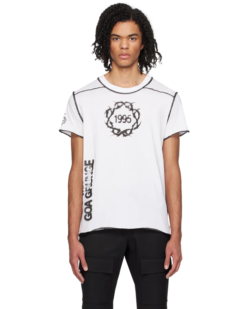 MISBHV White '1995' T-Shirt Off