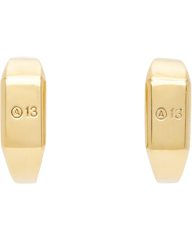 Numbering 7124 Earrings Gold